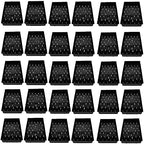 SUNPACK 10" x 20" Seed Starting Tray, Black, 2.5" (Pack of 30) - with Drainage Holes, Perfect for Greenhouses or Indoor Gardening - Ideal for Seedlings and Cuttings by SUNPACK