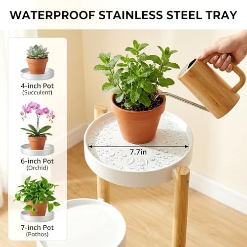 APRTAT 3-Tier Tall Bamboo Plant Stand for Indoor Plants - Image 3