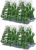 GIANTEX 16 Panels Cucumber Trellis, A-Frame Garden Trellis by Giantex