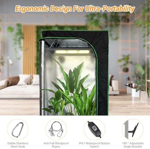 450W Outdoor Grow Lights Waterproof, Grow Light with No Noise - Image 6