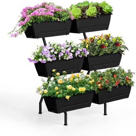 Raised Garden Beds Outdoor with Planter Boxes Vertical Raised Bed with Legs by Luplom