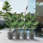 Kozyard 4Packs Round Planter Indoor Outdoor Plant Pots - Image 5
