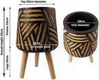 Leaf Large Planters Plant Pots, Fibreglass, 45cm Bali - Image 4