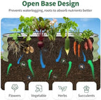 Kesfitt Raised Garden Bed, 4x2x1 FT Galvanized Steel Metal Raised Garden Bed, Oval Open-Bottom Design, 12-Inch Deep for Outdoor Vegetable & Herb Gardening, Fruit Green - Image 4