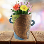 Picasso Abstract Resin Flower Pots Colorful Unique Face Planters Pots Head - Image 6