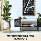 Fox & Fern Large Adjustable Plant Stand Indoor, Bamboo Stand, 11 - 15 Inch - Image 5