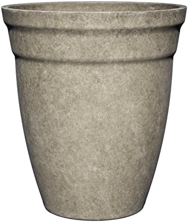 Premiere Collection Planter, Allaire 12", Cloud Gray by GROWSCAPE
