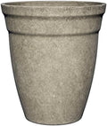 Premiere Collection Planter, Allaire 12", Cloud Gray by GROWSCAPE