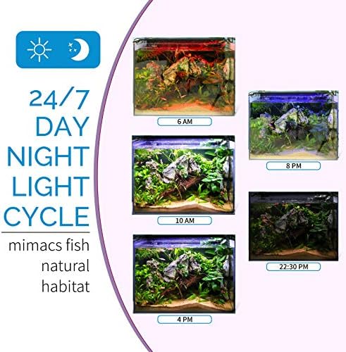 hygger Advanced LED Aquarium Light with Timer, 24/7 Lighting Cycle & DIY Mode, Full Spectrum Fish Tank Light for 18-24 in Freshwater Planted Tank - Image 5