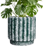 Ceramicfor Ceramic Plant Pot, 9.6 Inch, Green by Ceramicfor