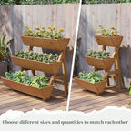 Wooden Vertical Raised Garden Bed Tiered Planter Herb Planter - Image 7