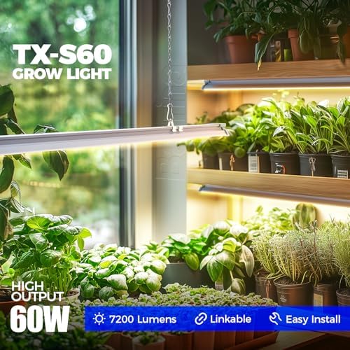 Barrina TX-S60 4FT Grow Light, 60W(420W Equivalent), with 660nm Red LEDs - Image 2
