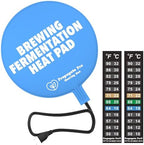 Round Brewing & Fermentation Heat Pad, 12", 25 Watts, Black by PropagatePro