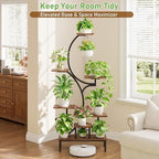 Plant Stand Indoor with Grow Light - 7 Tier Lighted Corner Plant Shelf Tall - Image 5