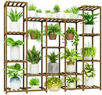 Bamworld Large Plant Stand Indoor Outdoor Hanging Shelf for Multiple PlantsTall Large Holder for Living Room Patio Balcony Garden by Bamworld
