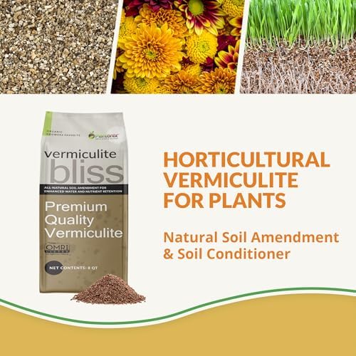 Vermiculite Bliss (4 Cubic Ft) - Organic Vermiculite for Gardening - Natural Soil Amendment - Bulk Vermiculite for Plants, Potting Soil, & Seed Starting - Mixes with Garden Soil & Perlite for Plants - Image 2