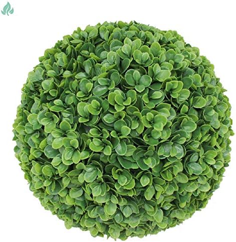 SunnyRoyal Topiary Ball Artificial Outdoor Boxwood Balls Topiary Lifelike Plants, Round Topiary for Indoor/Outdoor Decore, Lechguguilla 15 Inch, 6 Pieces - Image 2