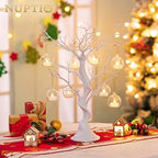 NUPTIO Hanging Glass Holders with LED Tealights, 36 Pcs - Image 2