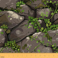 Natural Upholstery Fabric for Chairs, Stone Fabric By The Yard, Leaf Moss by Erosebridal