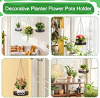 OwnMy 3PCS Plant Hangers Indoor Outdoor, Hanging Planters for Indoor Plants - Image 6