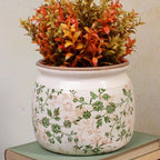 Vintage Country Ceramic Vase and Planters, English Cottage Garden Decor - Image 4