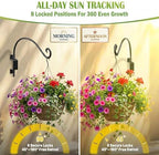 AJART Swivel Plant Hangers Outdoor: 16"/2Pcs Heavy Duty Wall Mount Bracket - Image 6