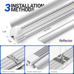 Barrina T8 1FT Grow Light, 5000K Full Spectrum LED Grow Light Strip, 6 Pack - Image 6