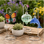 Ornament Display Stands Set of 10, Silver Metal Christmas Ornament Hangers, 7 Inch Chrome Finished Tabletop Display Holders for Holiday Ornaments, Keepsakes, Air Plants, Terrariums and Mini Decor - Image 5