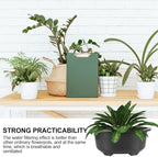DOITOOL 2pcs Bonsai Training Pot - 17 Inch Pots for Plants with Drainage Hole - Black Bonsai Pots Plastic Planter for Garden, Yard, Office, Living Room, Balcony and More - Image 3