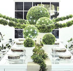 Artificial Plant Topiary Ball Dia 24in, Faux Plant Topiary Ball Extra Large, Garden Spheres Outdoor, Topiary Balls Artificial Outdoor, Lifelike Moss Balls Decorative Set - Image 6