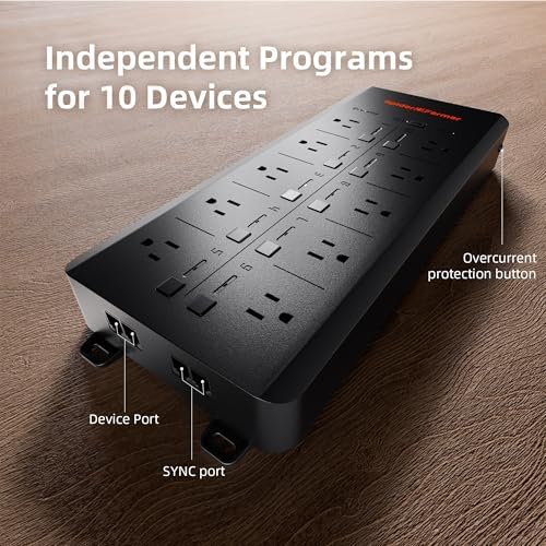 Spider Farmer GGS AC10 Power Strip Kits 10 AC APP-Based Controls Outlets - Image 5