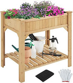 Yaheetech 36" Raised Planter Box 8-Pocket with Grow Grid,1Pcs by Yaheetech