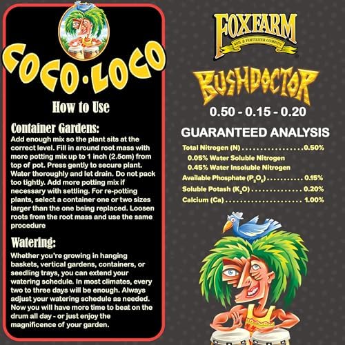 FoxFarm Bush Doctor Coco Loco Potting Mix, 2cu ft - Extends Your Watering Schedule, Triple-Washed to Reduce Salt Content - Perfect for Cultivating Vigorous Plants - Image 2