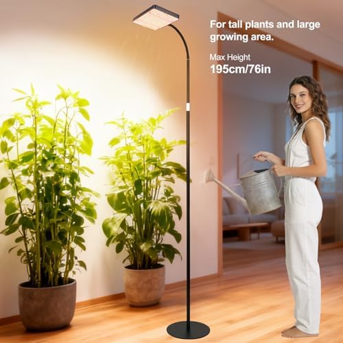 FECiDA 76" Floor Lamp Grow Light with Stable Base for Tall Indoor Plants - Image 2