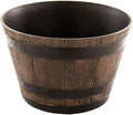 Levemolo Household Resin Flowerpot for Bonsai Imitation Textured Planter Pot Drainage for Indoor and Outdoor Plants Decorative Container for Home Gardening by levemolo
