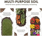 All Purpose Topsoil 24 lb Pail, Organic Potting Soil and Planting Mix, Root Boosting Garden Soil for Indoor Outdoor Houseplants, Flowers, Vegetables, Herbs, Shrubs, Raised Beds and Containers - Image 2