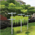 MRGARDEN 5-Feet Grape Vine Trellis 2packs for Raspberry, Grape Vines, Outdoor Climbing Plants, Heavy Duty Fiberglass Stake Vineyard Trellis, Rust-Proof, Easy to Install Garden Trellis - Image 6