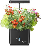 Indoor Garden Growing Systems Self-Watering Plant Pot Smart Gardening System with 17 Watts LED Grow Light Auto Timer Gardening Plant Gifts for Mom Plant Pot for vegetables herbs(No Seeds&Soil) by Dryades