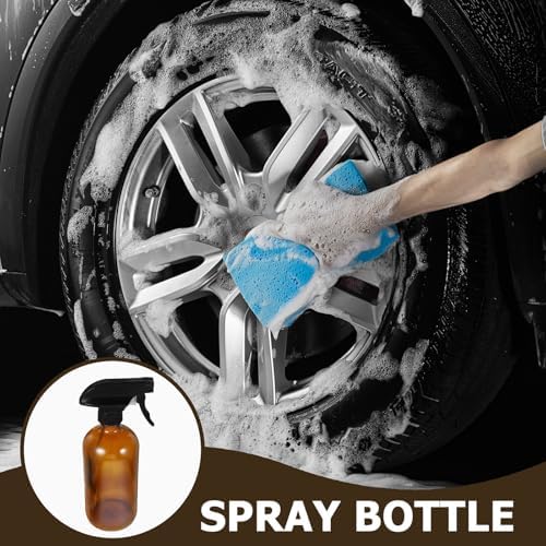 STOBAZA 2pcs 500ml Empty Glass Spray Bottles Reusable for Flowers - Image 5