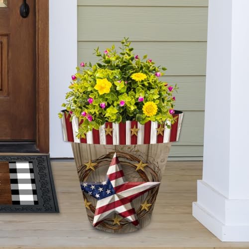 Briarwood Lane Everyday Planter 14" x 15" x 15" American Barn Star Large Planter - Image 3