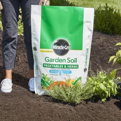 Miracle-Gro 2 Pack Garden Soil with Moisture Control to Prevent Over Watering, In-Ground Vegetable and Herb Gardening, Feeds up to 3 Months, 1.5 Cu Ft - Image 3