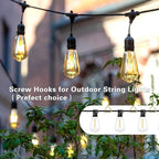 40 Pack Heart Shaped Ceiling Hooks with Safety Buckle Gold - Image 4
