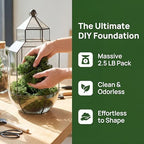 Fake Moss 2.5 lb Bulk, Artificial Moss for Crafts and Planters - Image 4