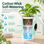 Self-Watering Desk Planter with 9 Expressions, Interactive Indoor Plant Pot - Image 4