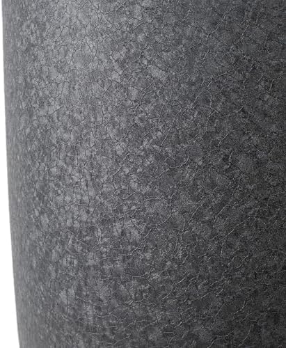 FAB HAB Glade Handmade Tall Metal Planters in Matte Black – Set of 2 (18”, 21” H), Indoor/Outdoor, Lightweight with Drainage Holes - Image 6
