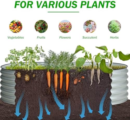 BPS 4-in-1 Metal Raised Garden Bed - Image 3