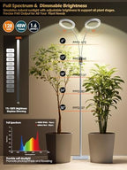 48W Smart Grow Lights for Indoor Plants, Full Spectrum LED Plant Light - Image 5