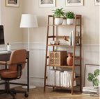 4-Tier Bamboo Plant Rack with Guardrails 48x32x114cm - Image 2