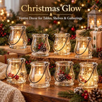 Cabilock 8-Piece Hanging Glass Terrariums for Air Plants and Tea Lights - Image 7