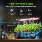 litokam Hydroponics Growing System Kit, 15 Pods Indoor Herb Garden with Smart APP & Quiet Pump, 24W LED Light, Auto Timer, Indoor Garden for Herbs, Vegetables & Flowers, Ideal Gift for Plant Lovers - Image 4